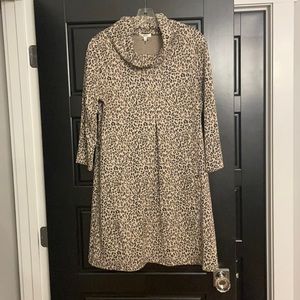 Awesome Animal print Tyler Boe Kim Cowl dress.  Excellent Used Condition.  Large